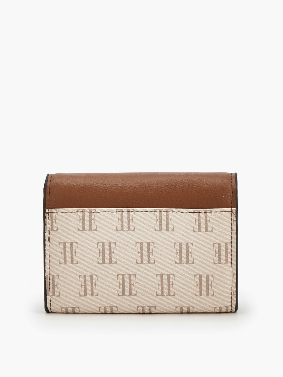 Monogram Wallet with Magnetic Snap Closure