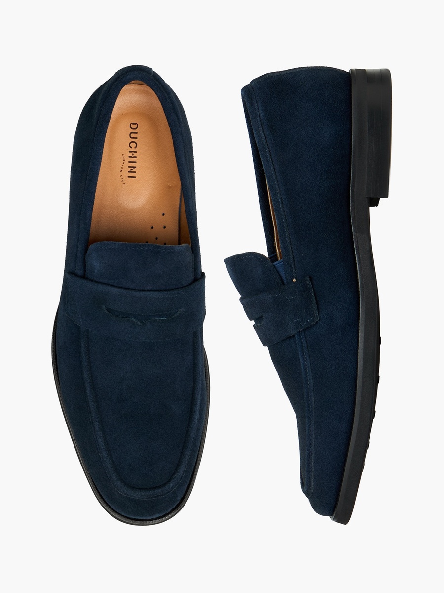 Men Leather Penny Loafers