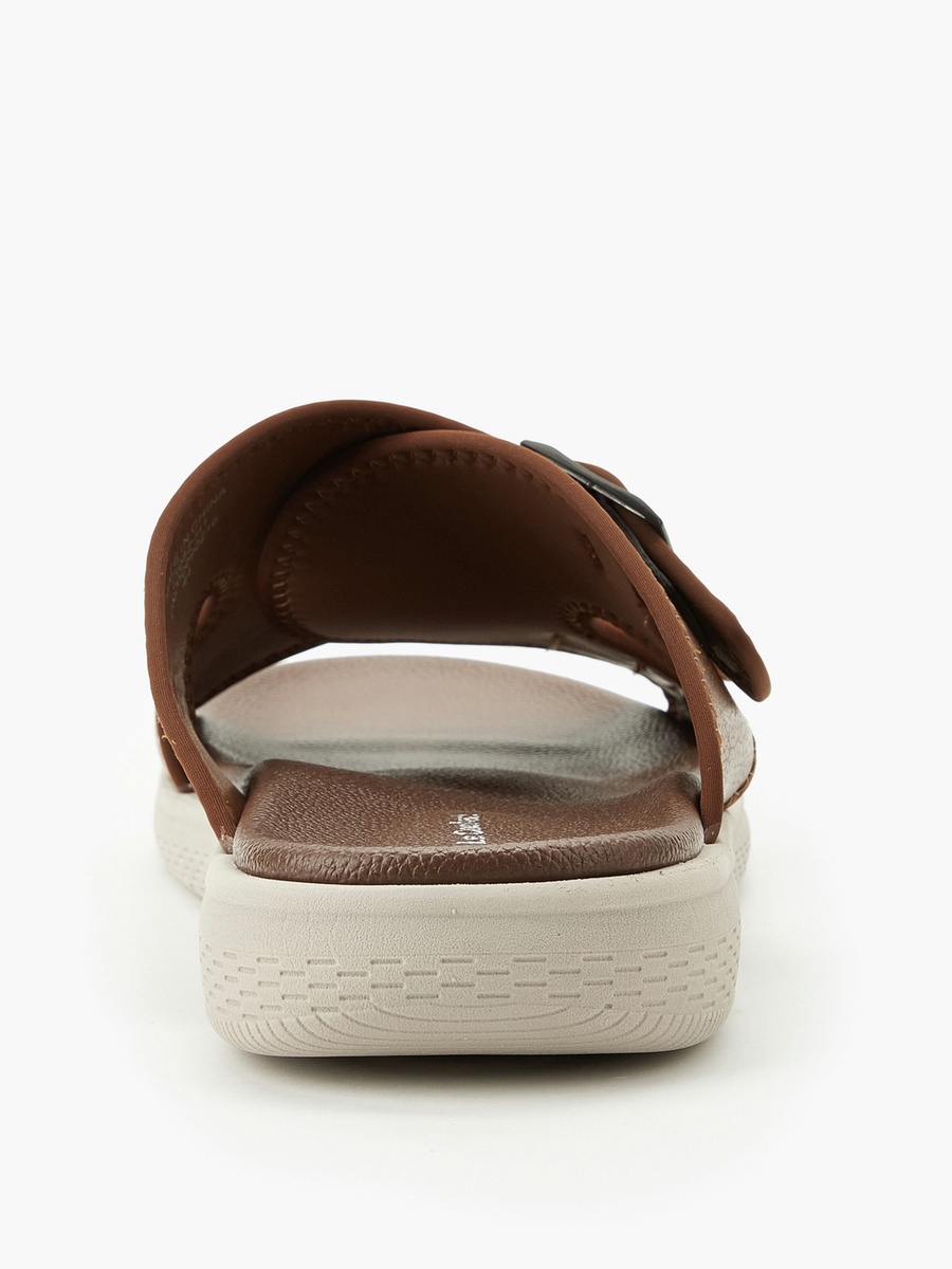 Men Buckled Strap Comfort Sandals