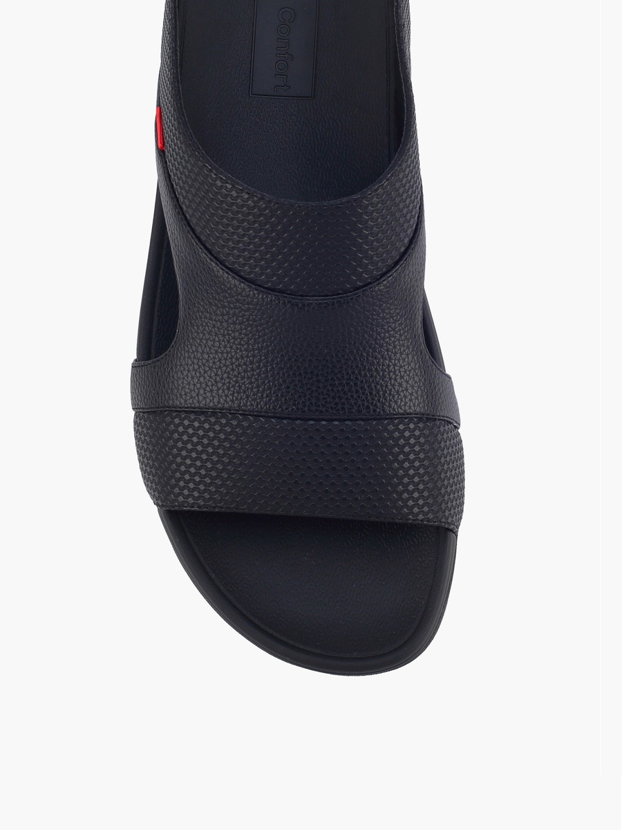 Men Textured Slip-On Sandals