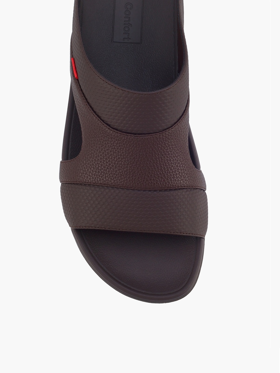Men Textured Slip-On Sandals