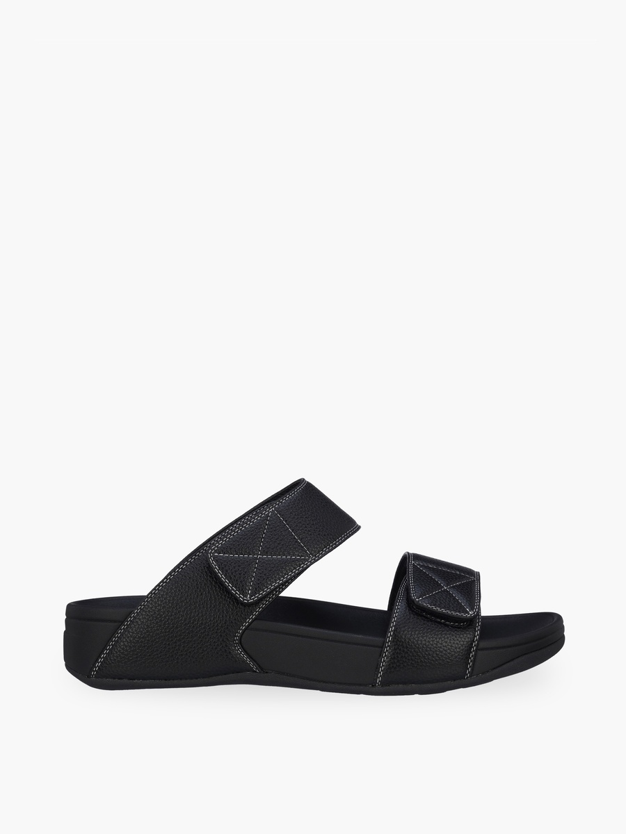 Men Double Strap Hook and Loop Sandals