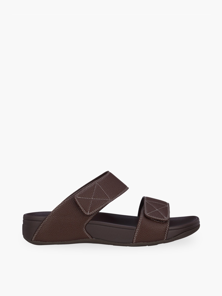 Men Double Strap Hook and Loop Sandals