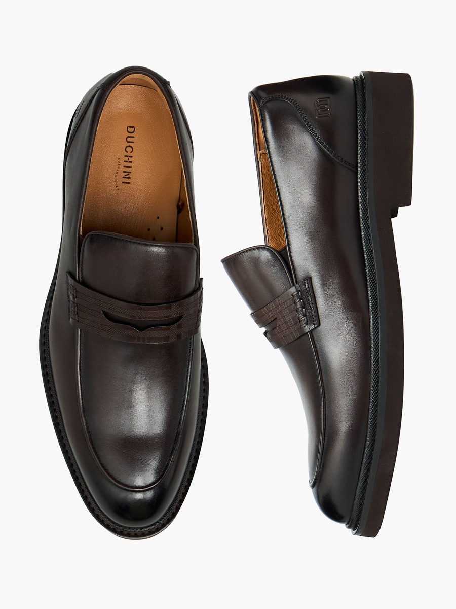 Boys Leather Penny Loafers