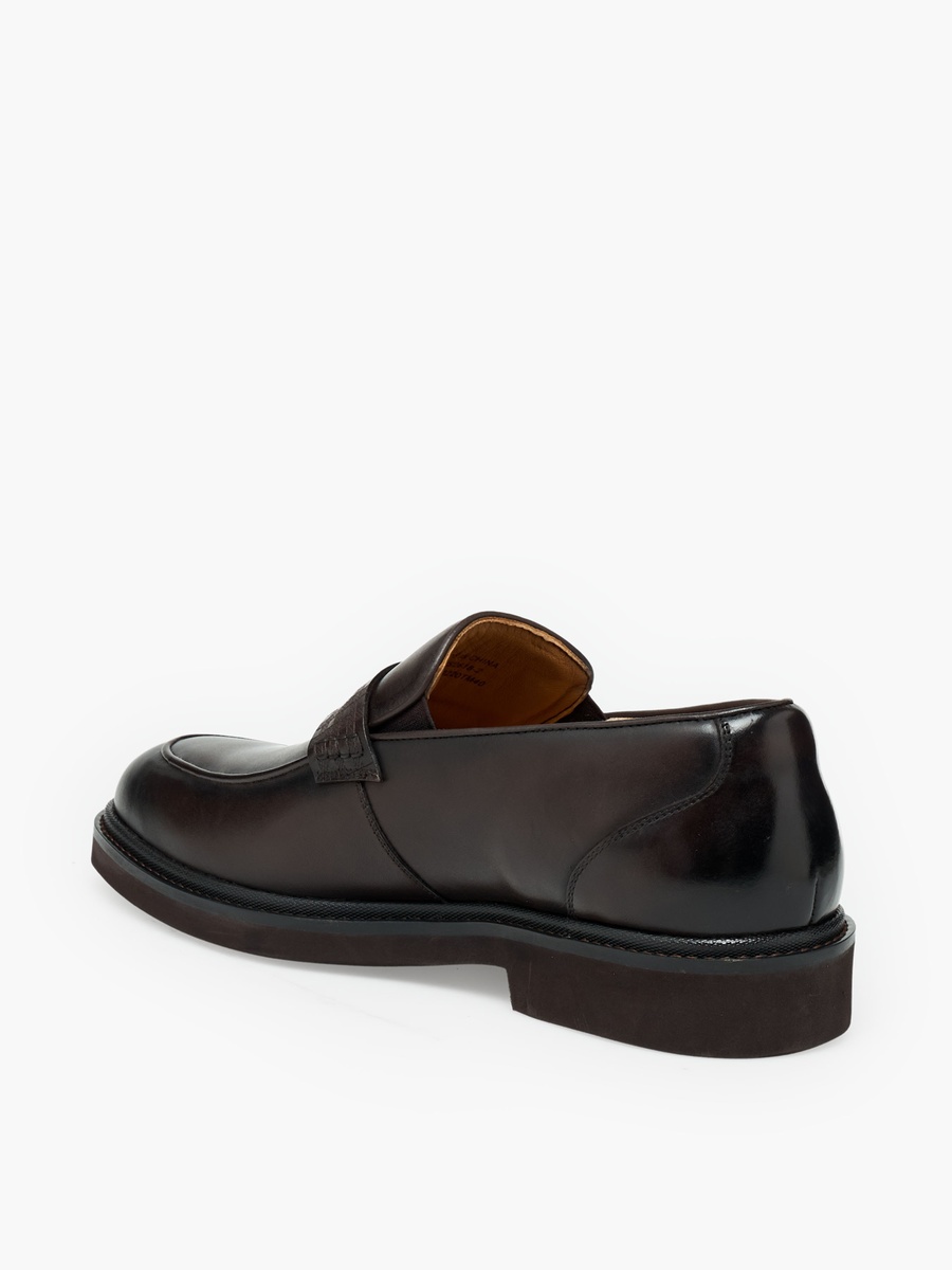 Boys Leather Penny Loafers