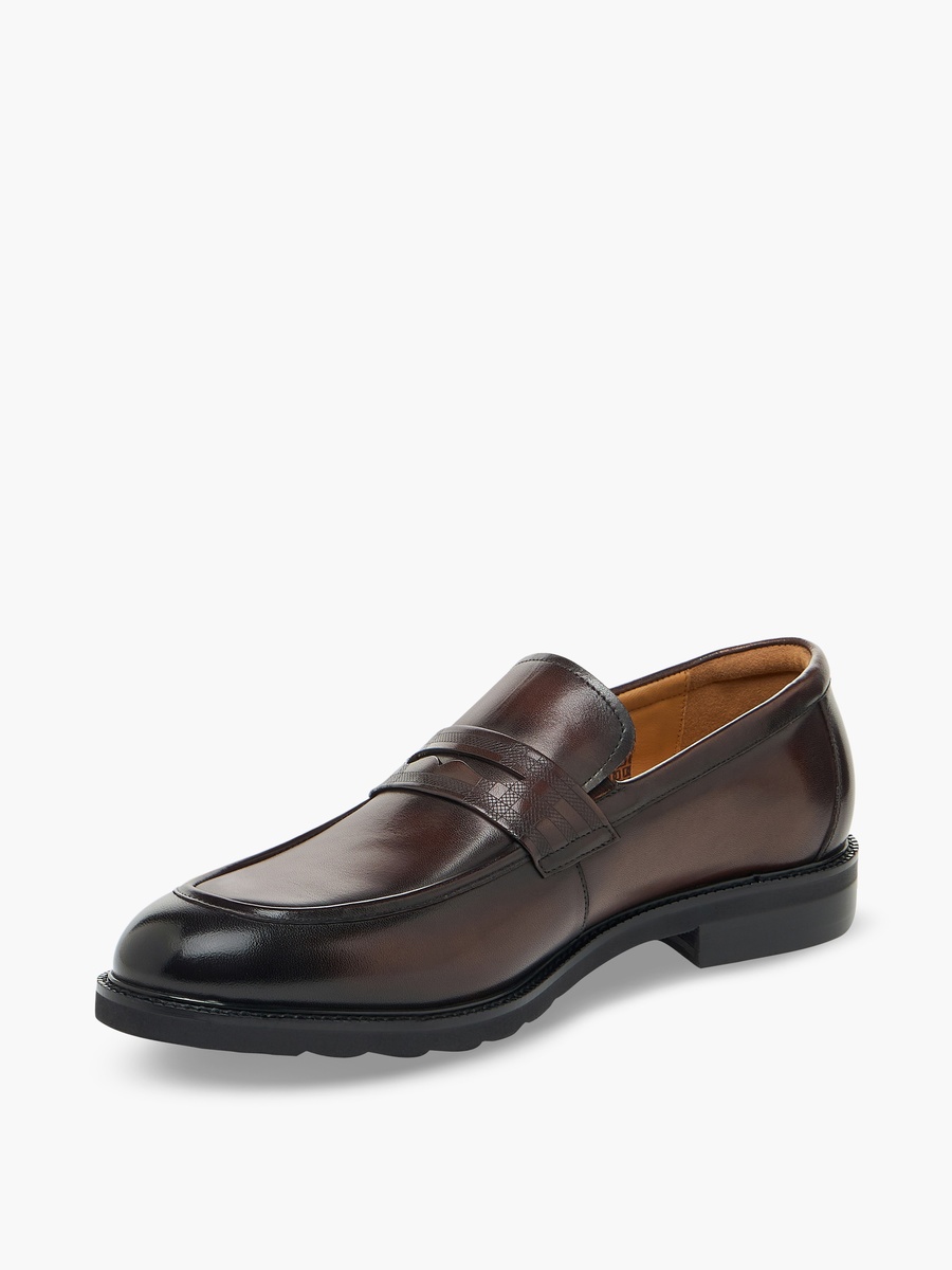 Men Leather Penny Loafers