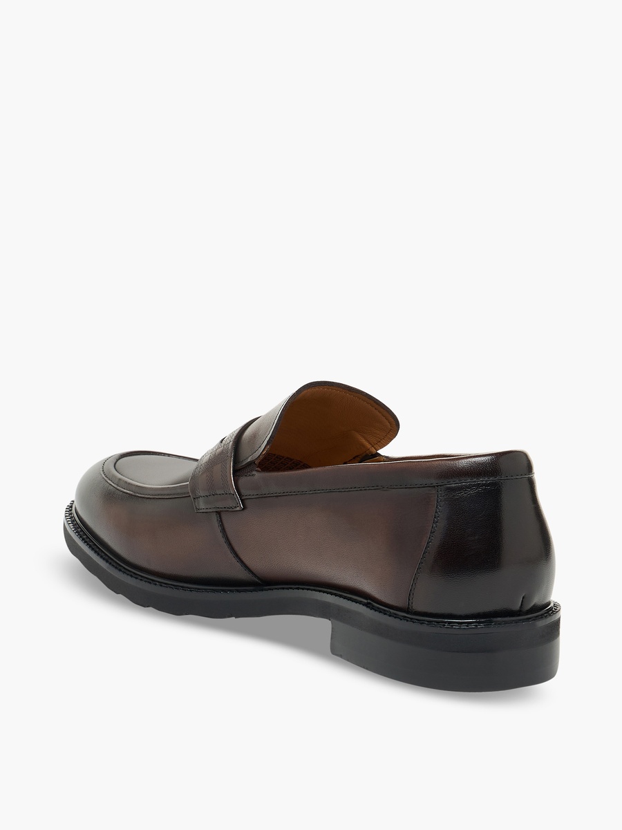 Men Leather Penny Loafers