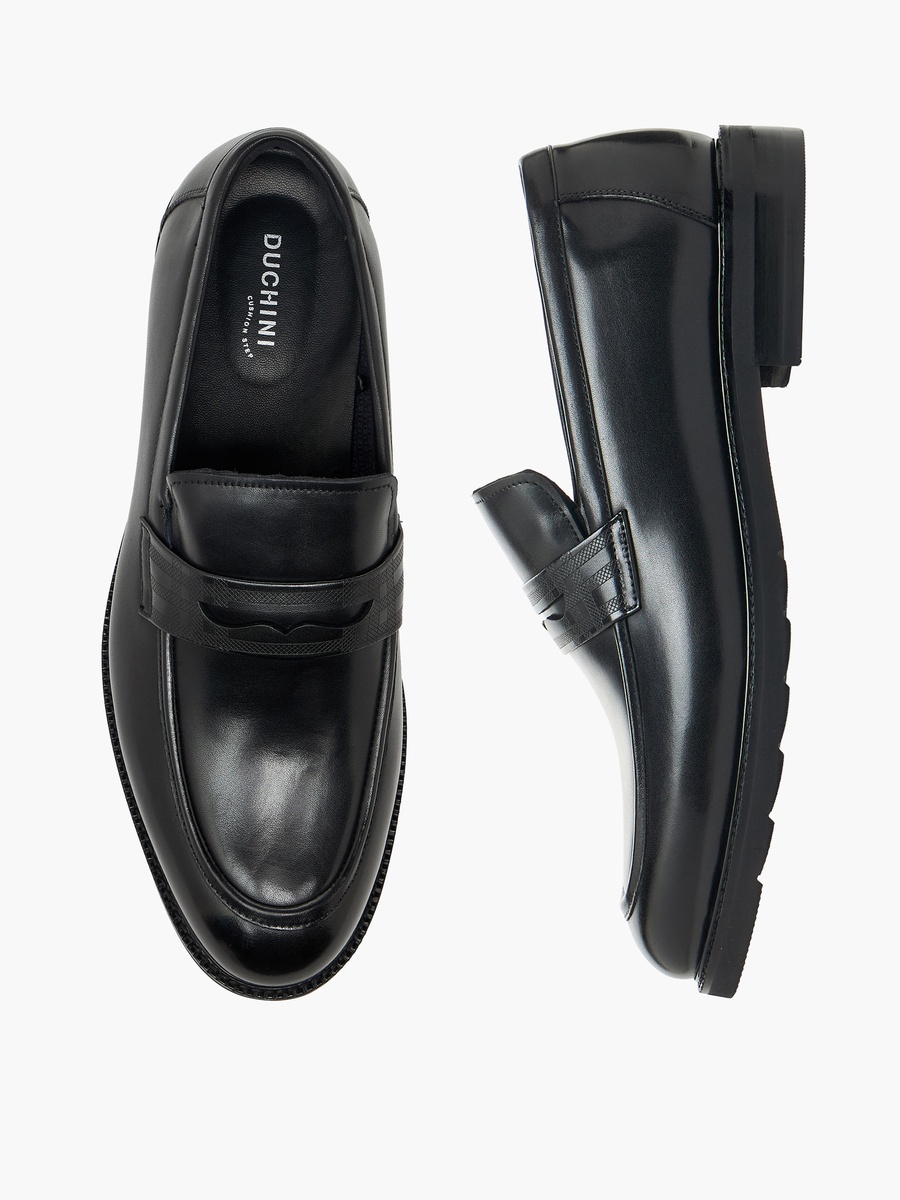 Men Leather Penny Loafers