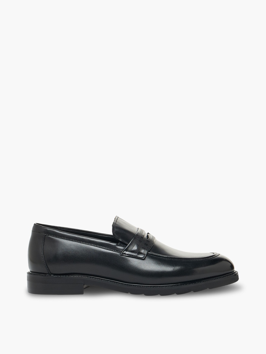Men Leather Penny Loafers