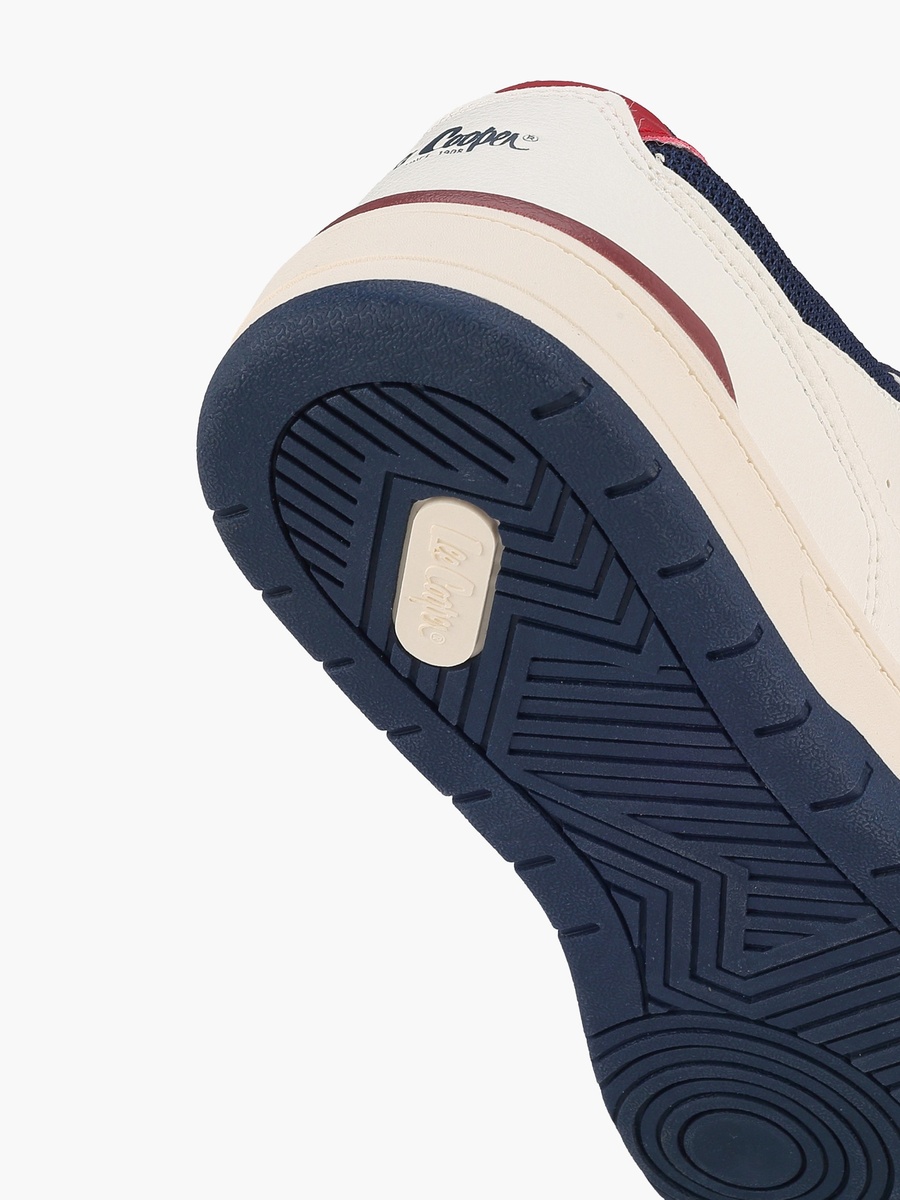 Panelled Lace-Up Ankle Sneakers