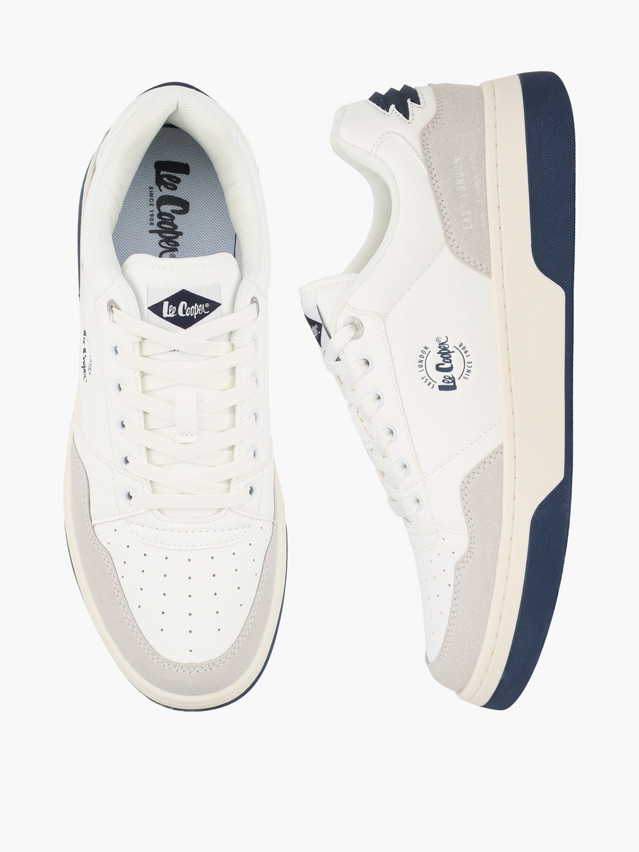 Men Panelled Lace-Up Ankle Sneakers