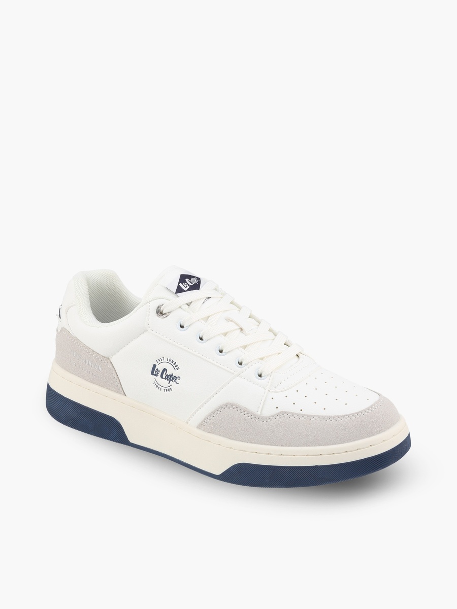 Men Panelled Lace-Up Ankle Sneakers