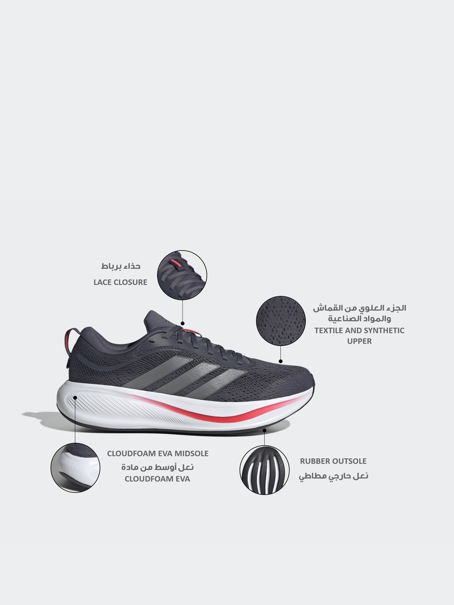Men Response Pace Lace-Up Running Shoes