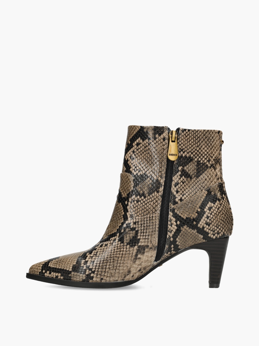 Women Arlana Animal Print Heeled Ankle Boots