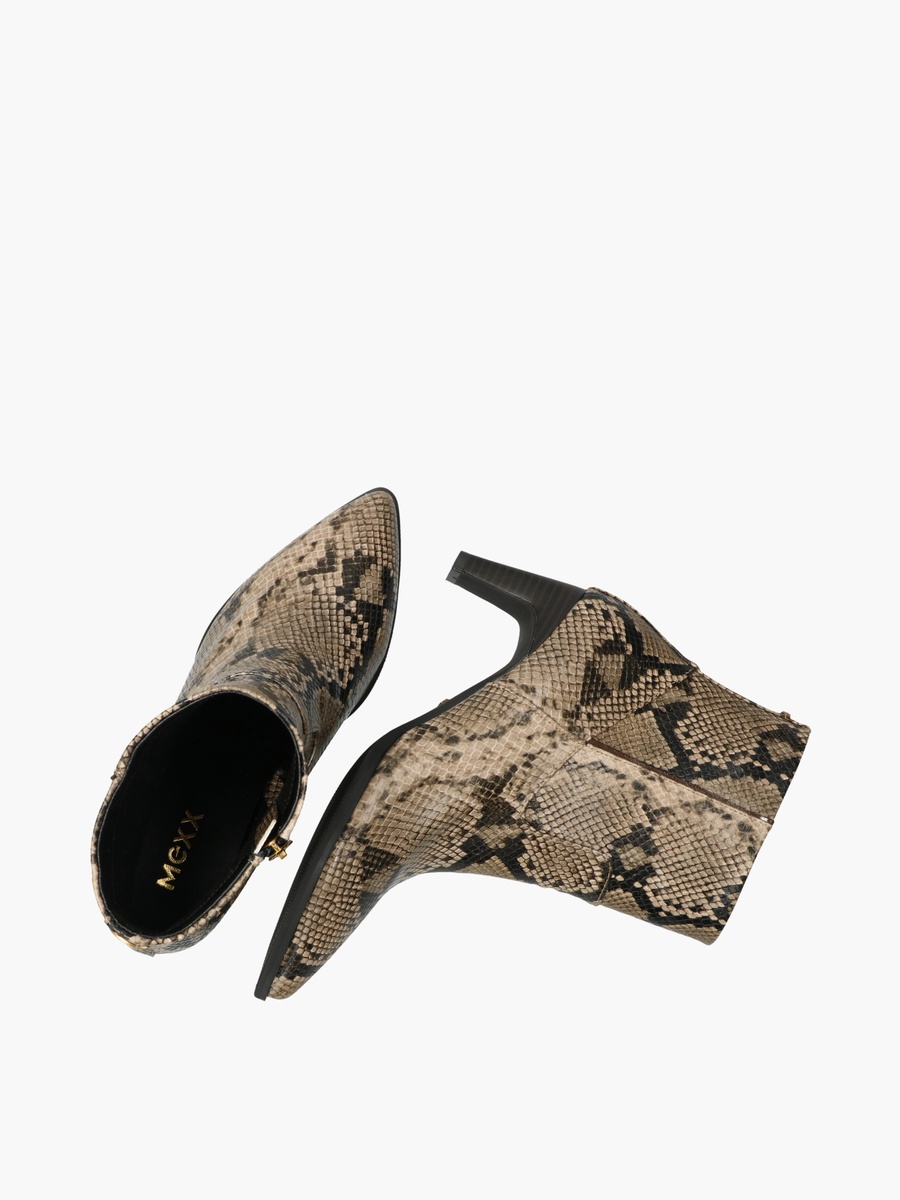 Women Arlana Animal Print Heeled Ankle Boots