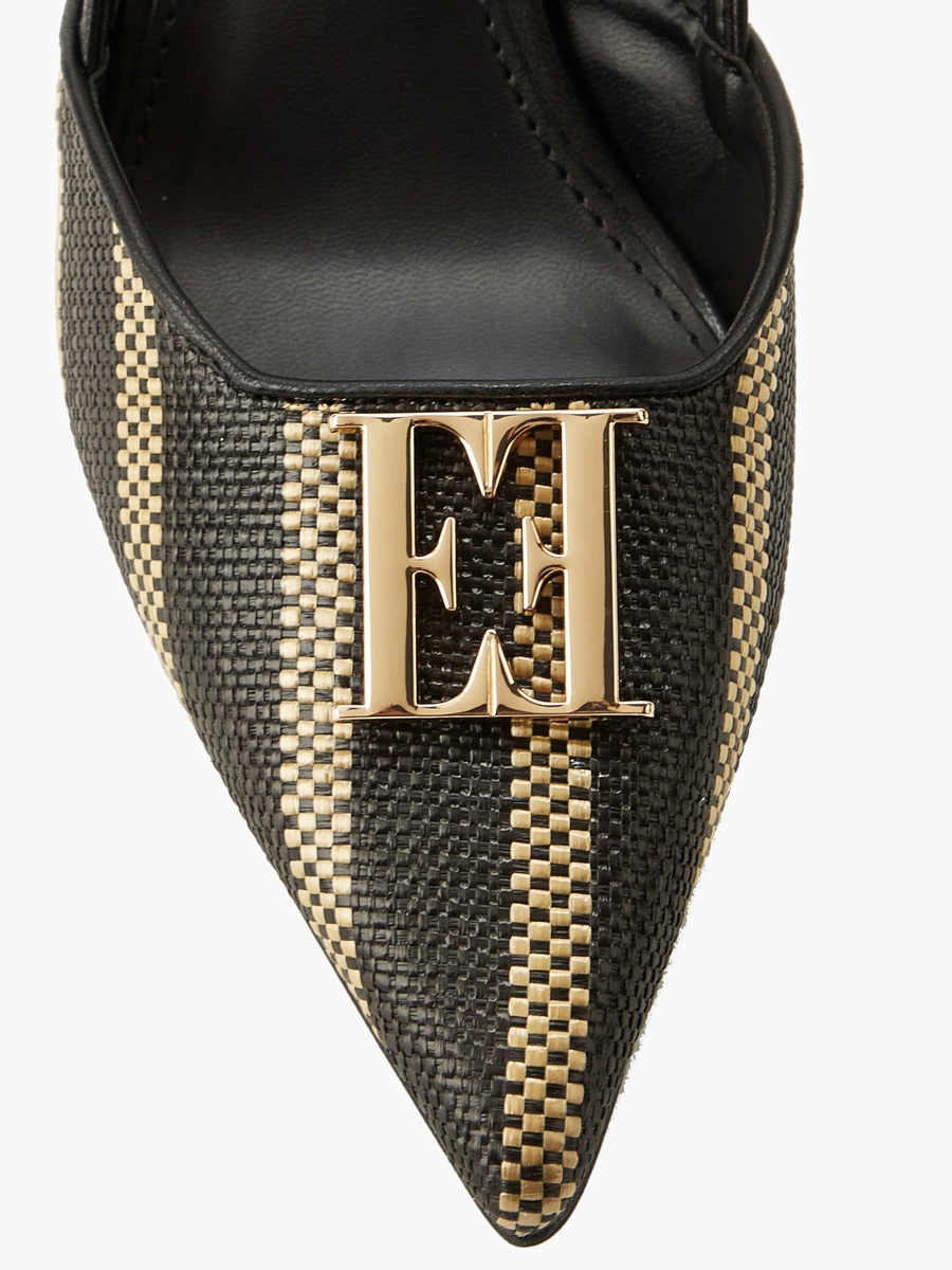 Women Textured Stiletto Heel Shoes