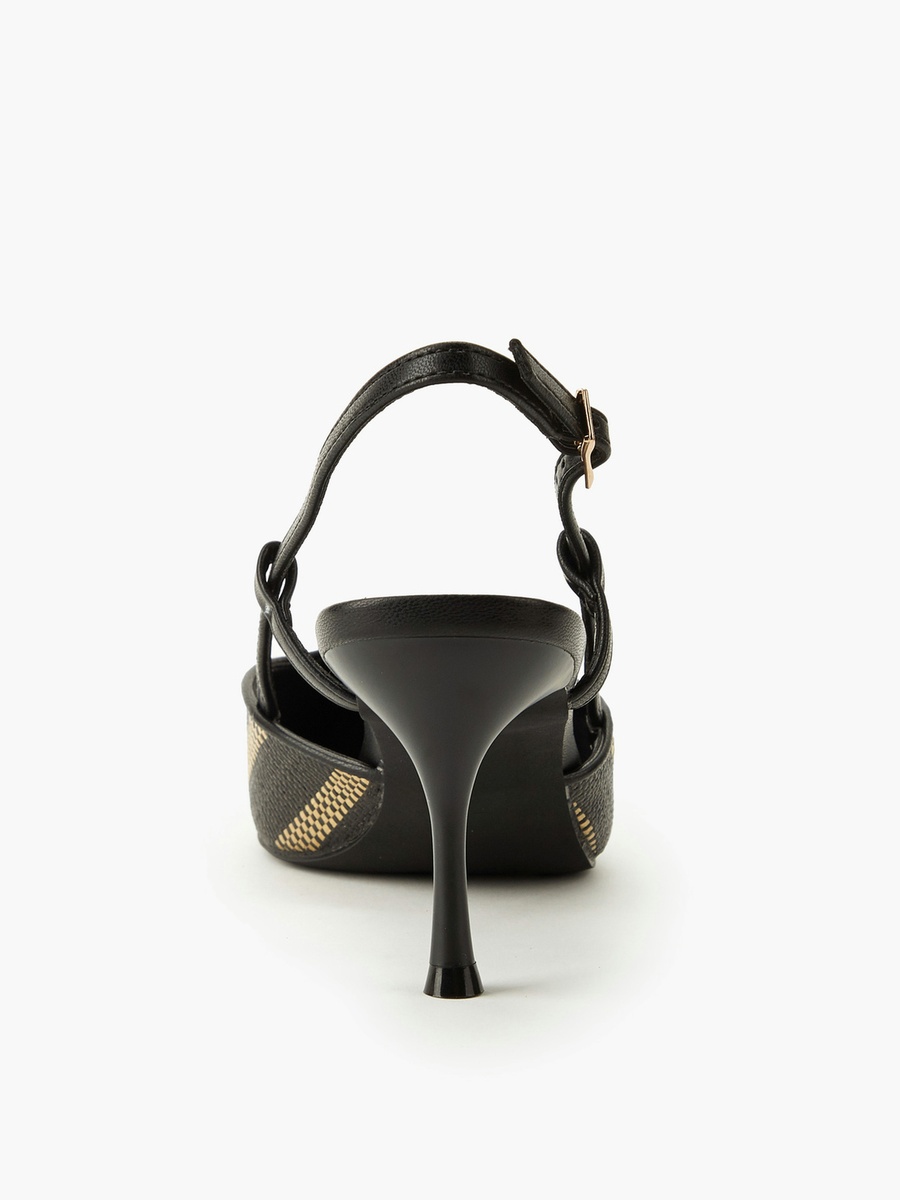 Women Textured Stiletto Heel Shoes