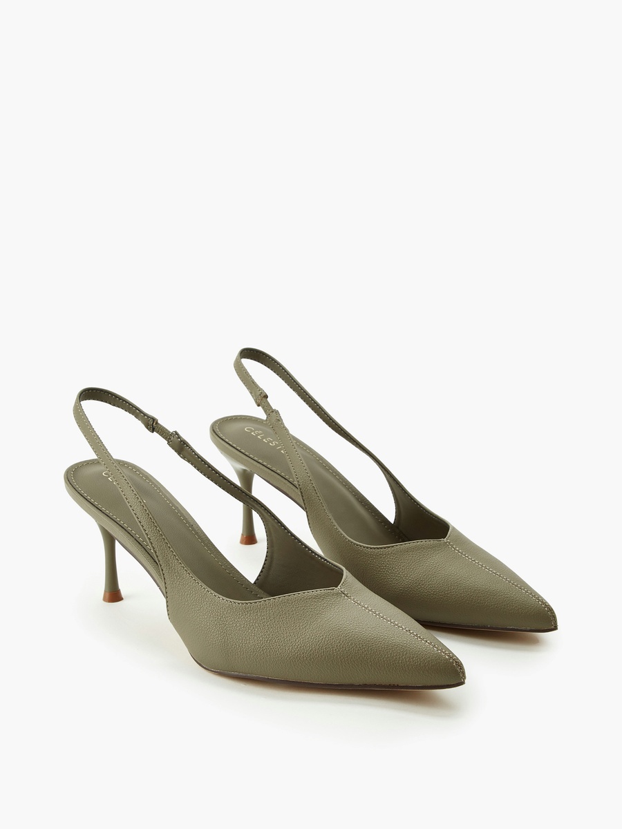 Women Slingback Stiletto Heel Shoes