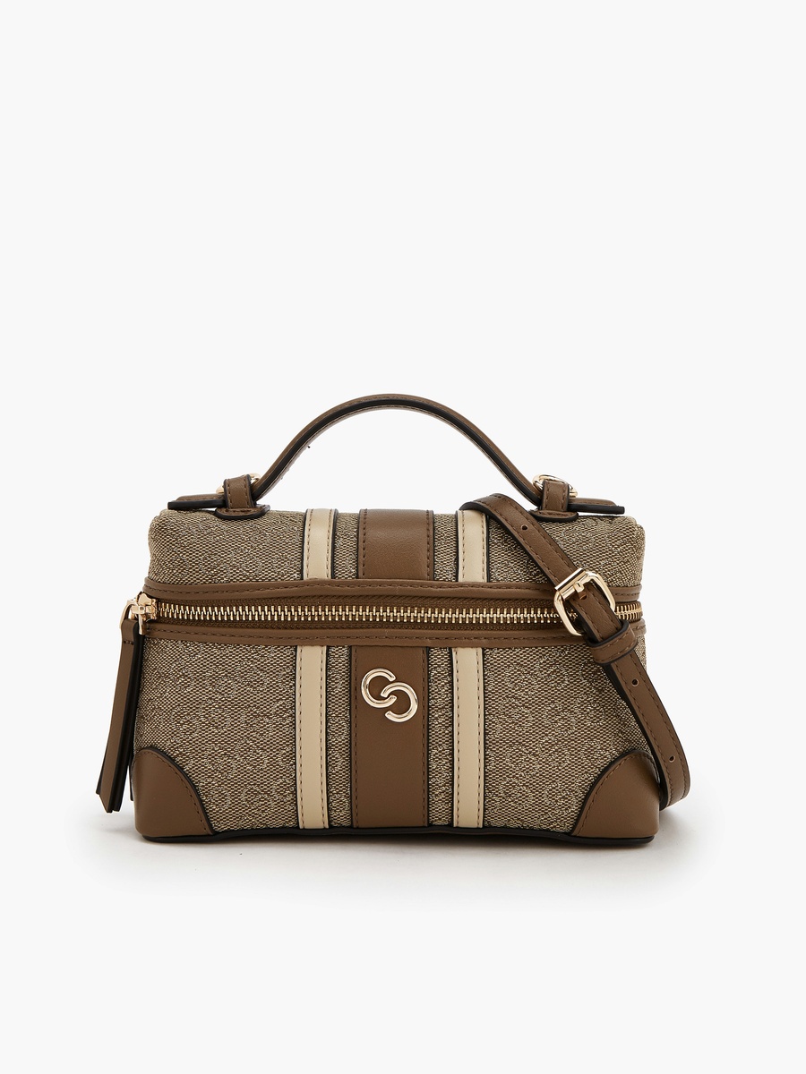 Monogram Crossbody Bag with Detachable Strap