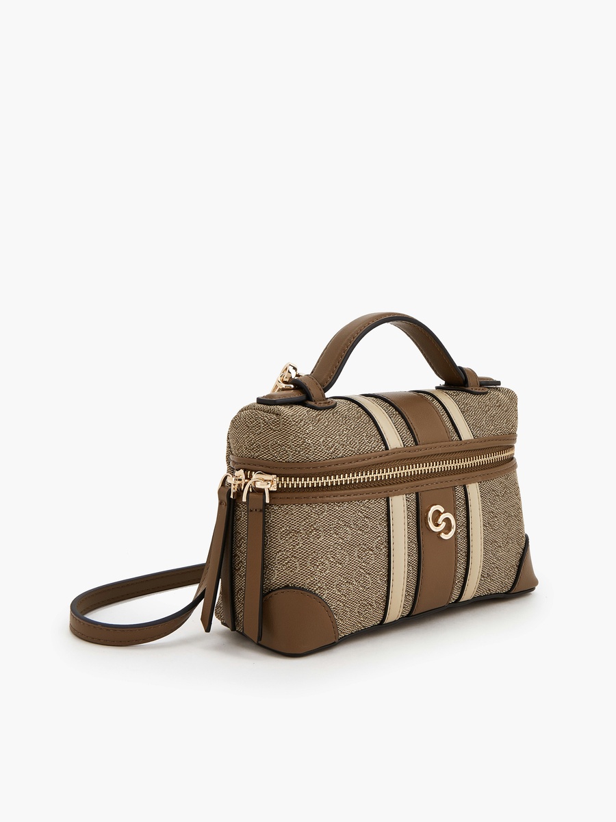 Monogram Crossbody Bag with Detachable Strap