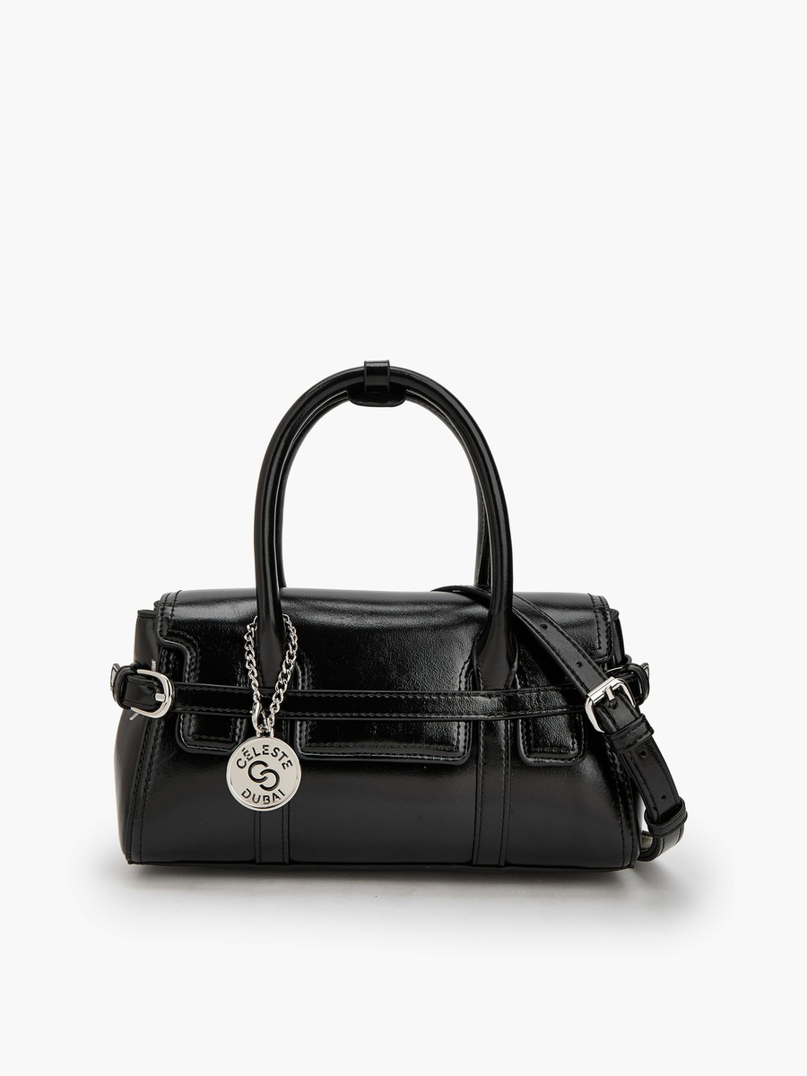 Solid Tote Bag with Double Handle