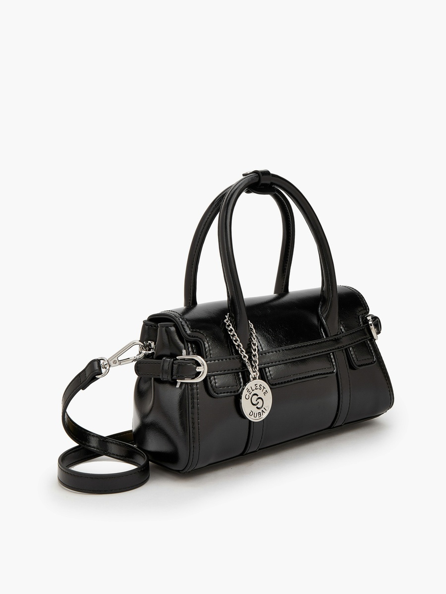 Solid Tote Bag with Double Handle