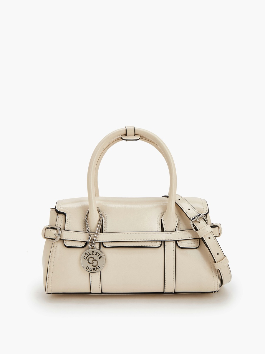 Solid Tote Bag with Double Handle