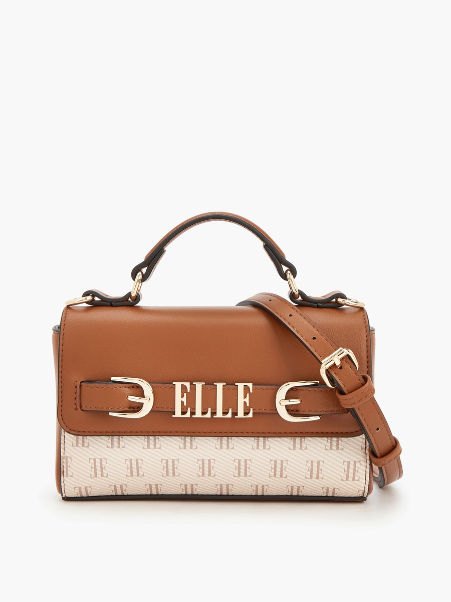 Monogram Satchel Bag with Detachable Strap
