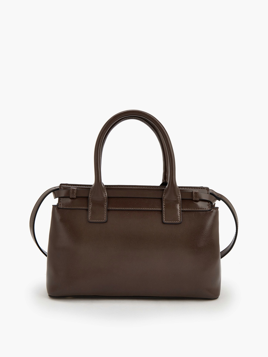Monogram Print Tote Bag with Double Handle
