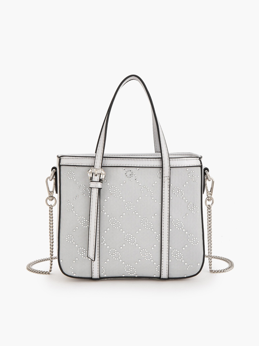 Embellished Tote Bag with Detachable Strap