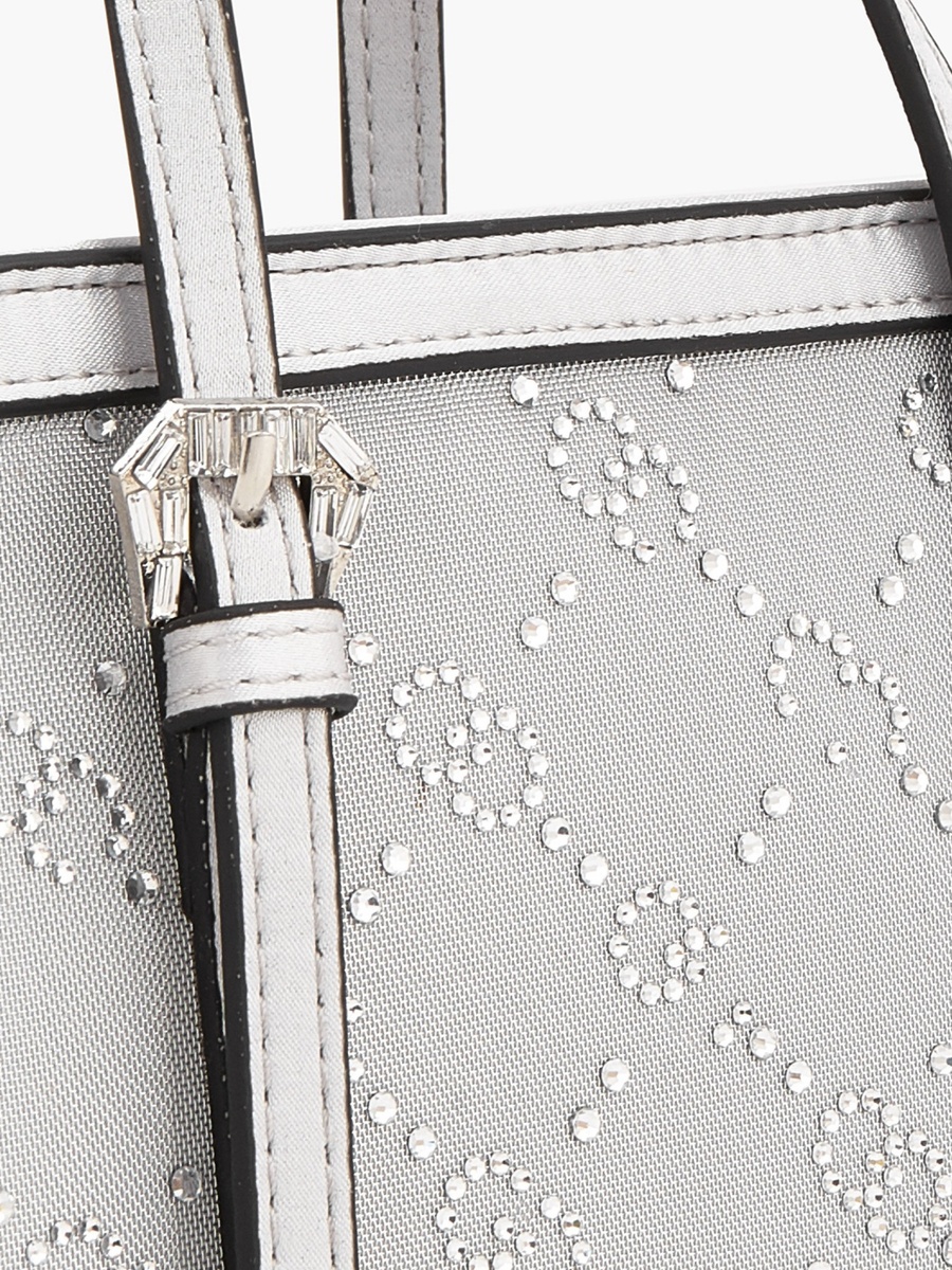 Embellished Tote Bag with Detachable Strap