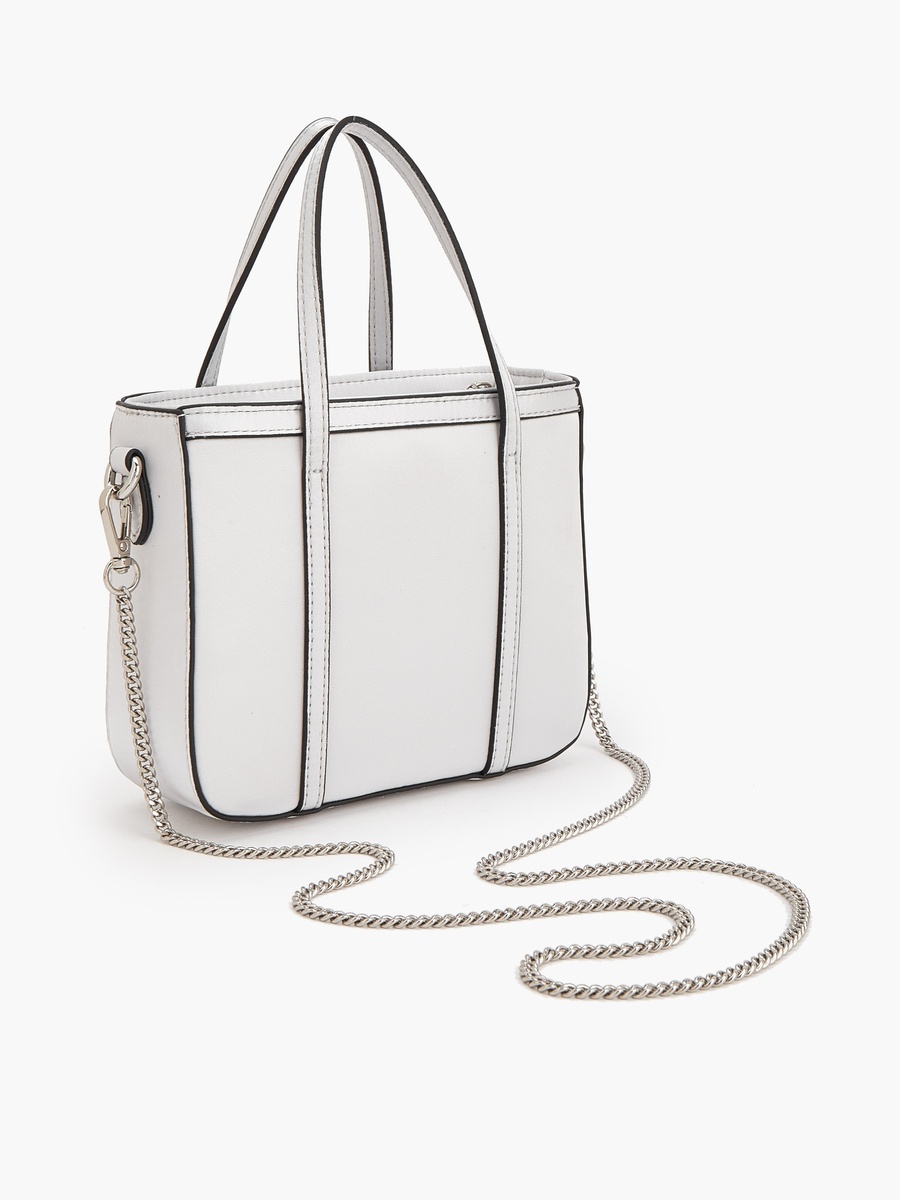 Embellished Tote Bag with Detachable Strap