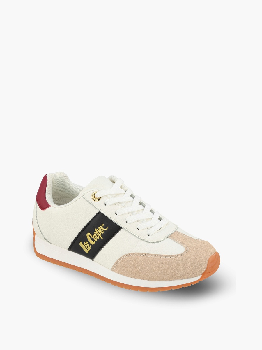 Women Panelled Lace-Up Ankle Sneakers