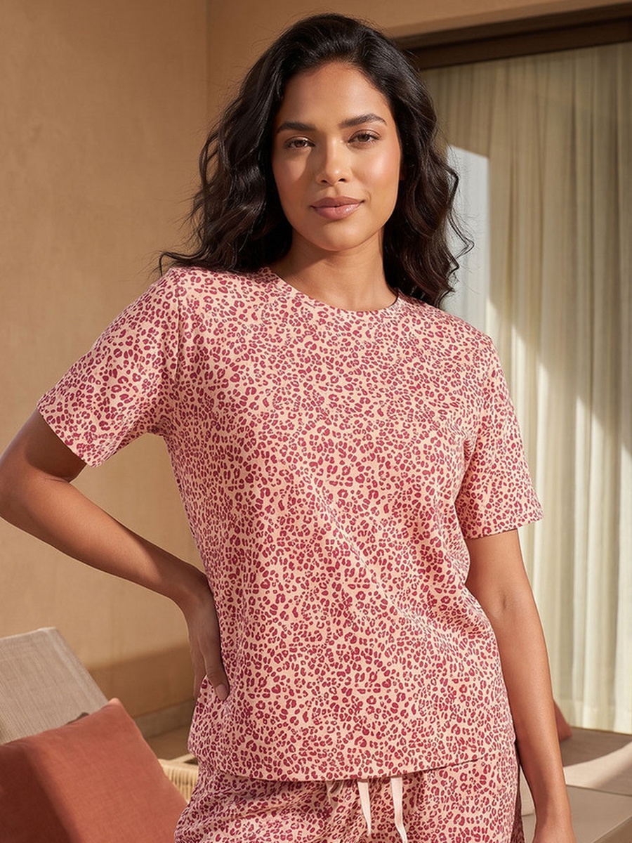 Crew Neck T-Shirt and Shorts Set