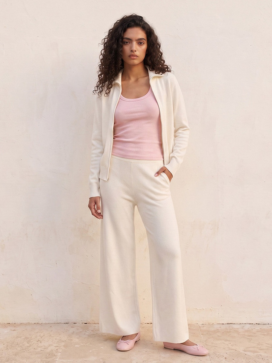Textured Collared Cardigan