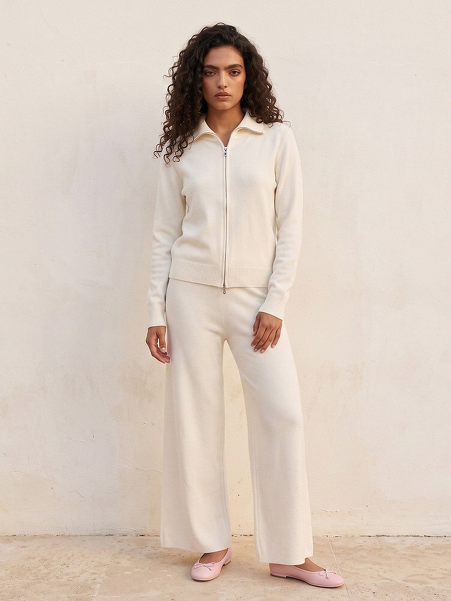 Textured Collared Cardigan