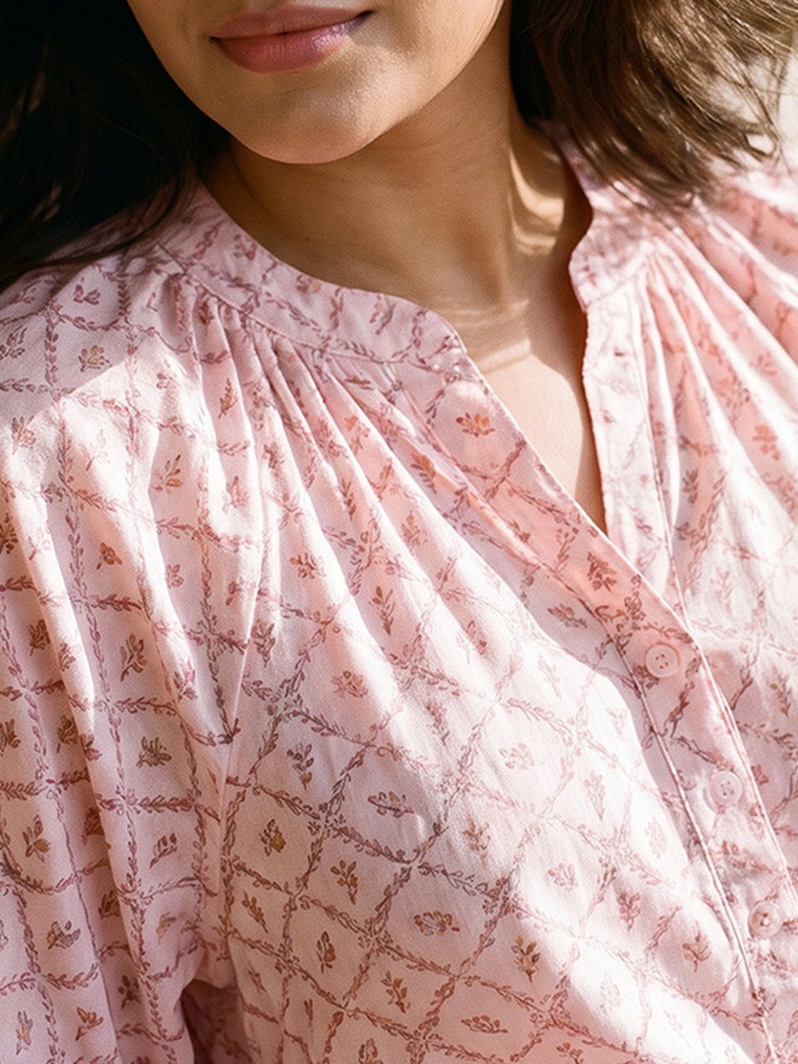 Viscose Floral Print Night Dress