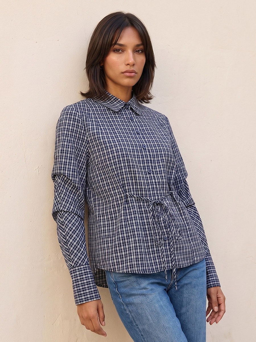 Shirt with Tie-Ups