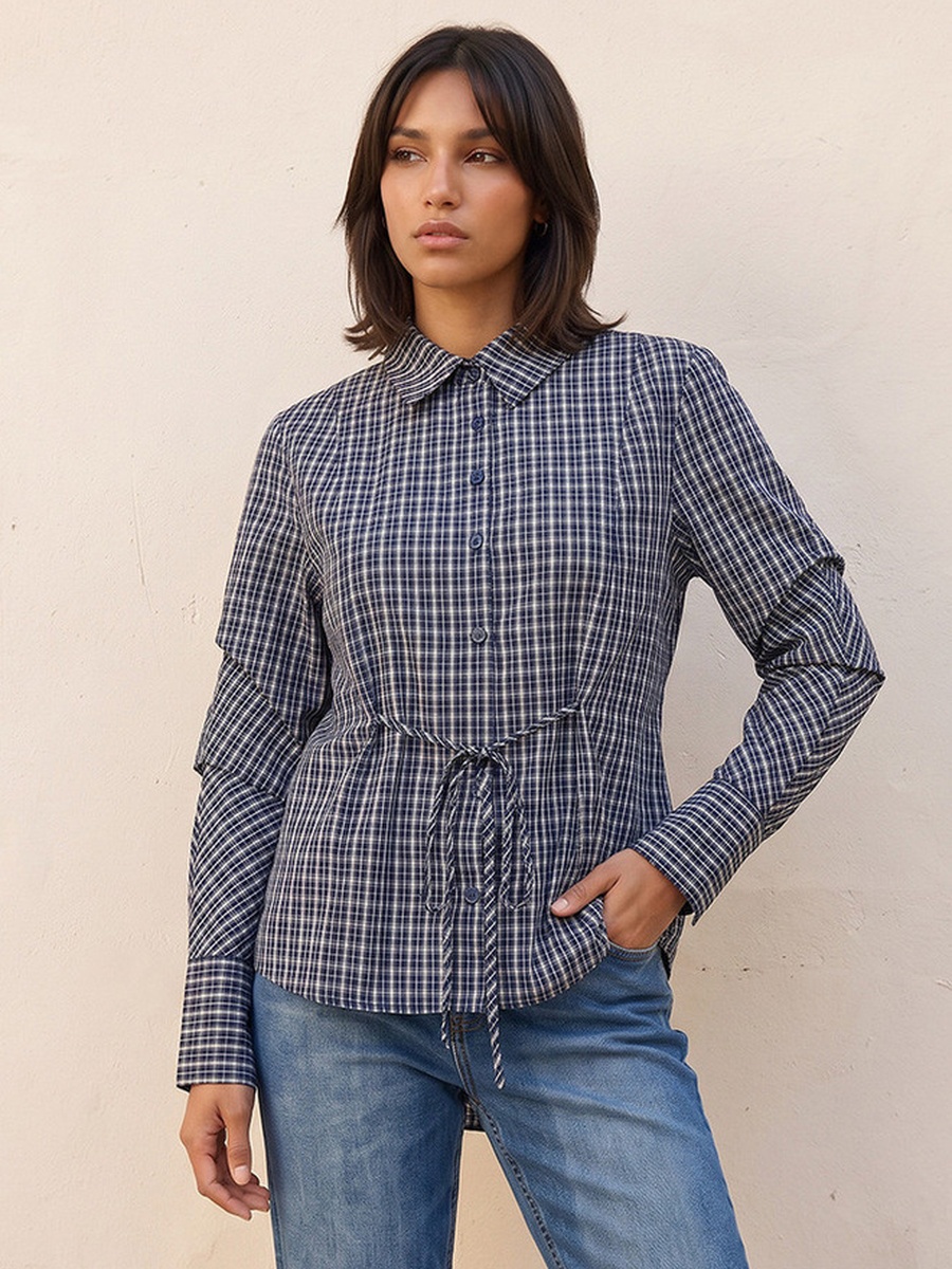 Shirt with Tie-Ups