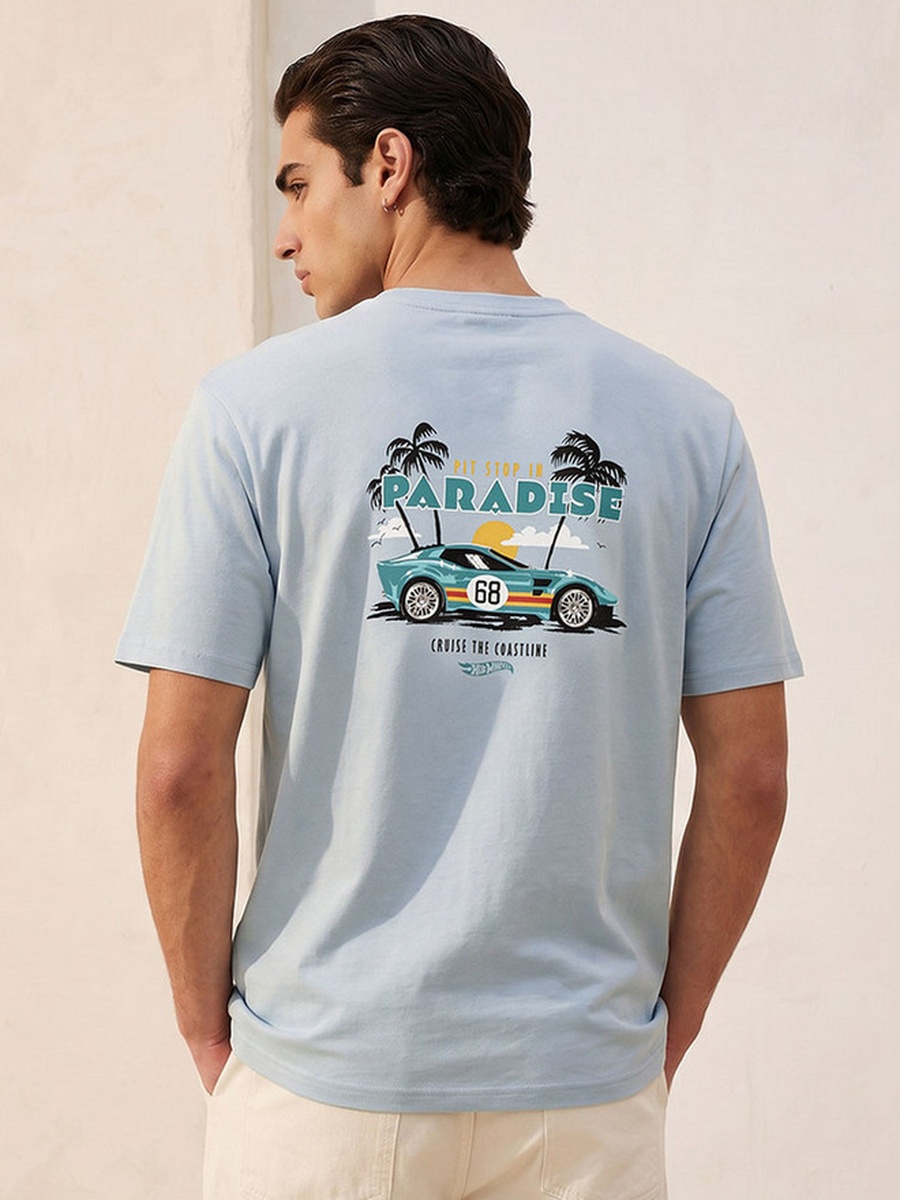 Regular Fit Crew Neck Short Sleeves with Graphic T-Shirt