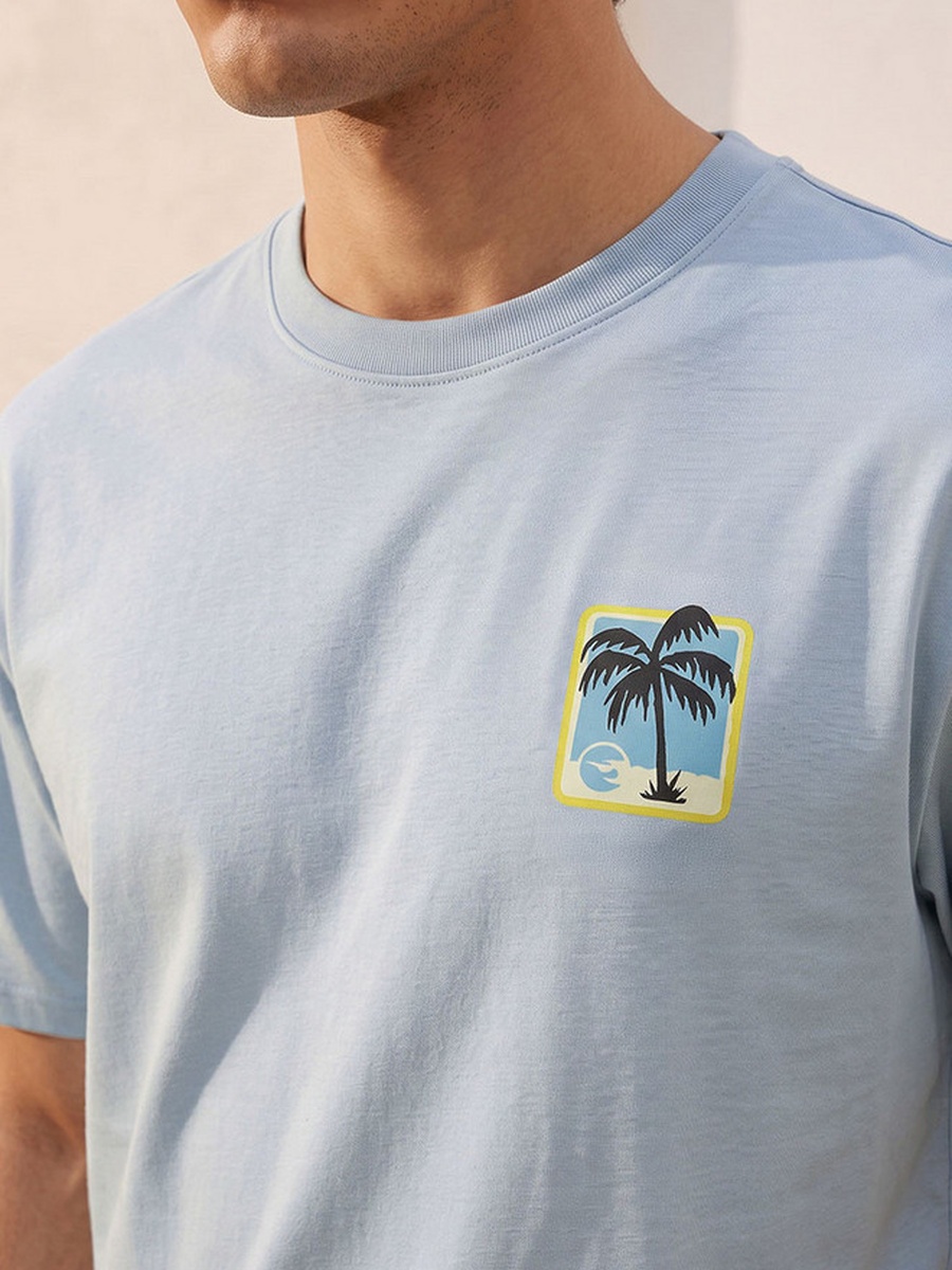 Regular Fit Crew Neck Short Sleeves with Graphic T-Shirt