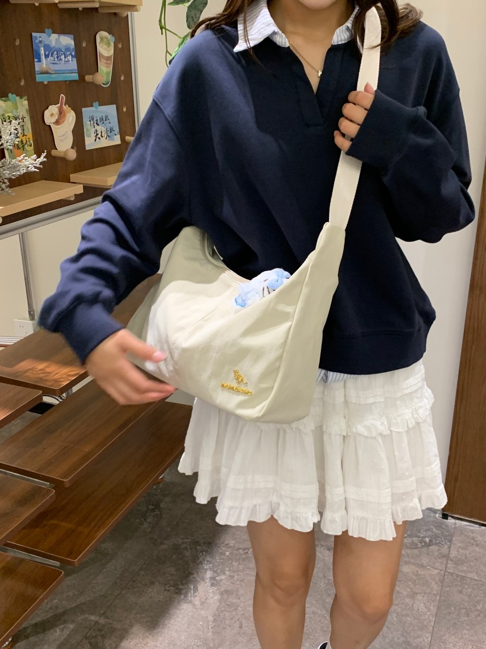 Off-White Hobo Shoulder Bag