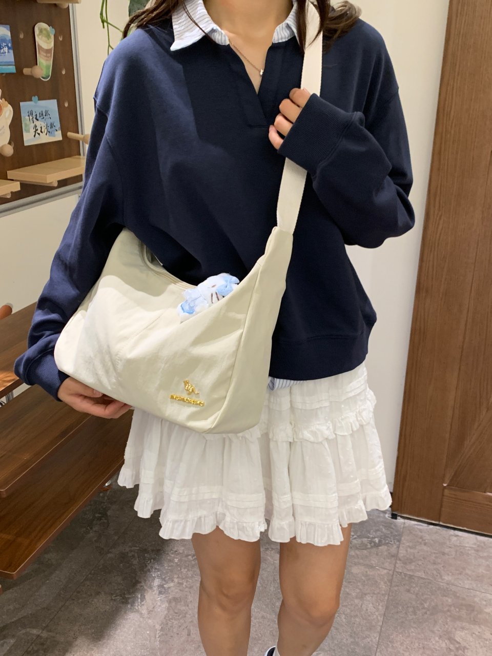 Off-White Hobo Shoulder Bag