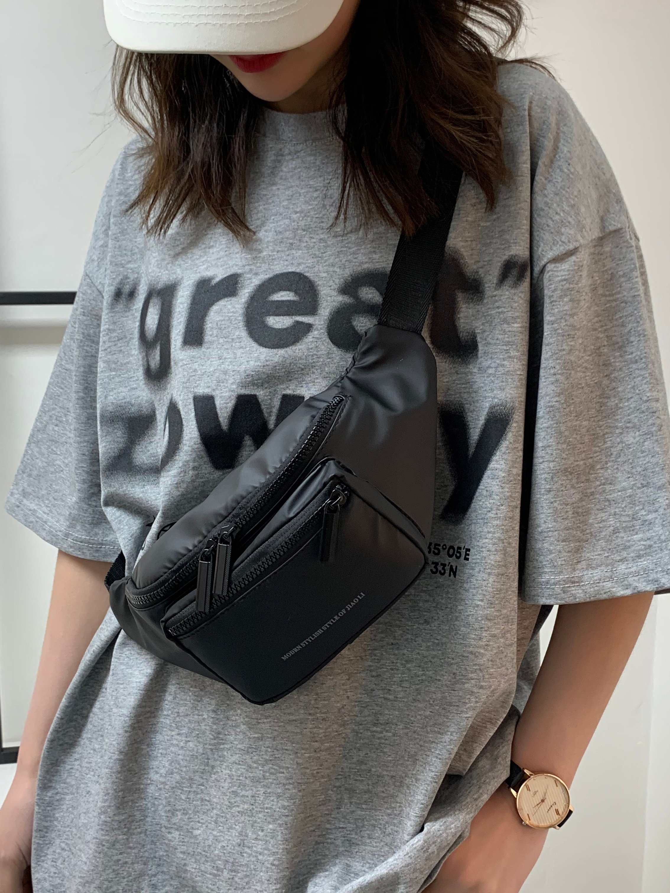 Black Crossbody Bag for Women