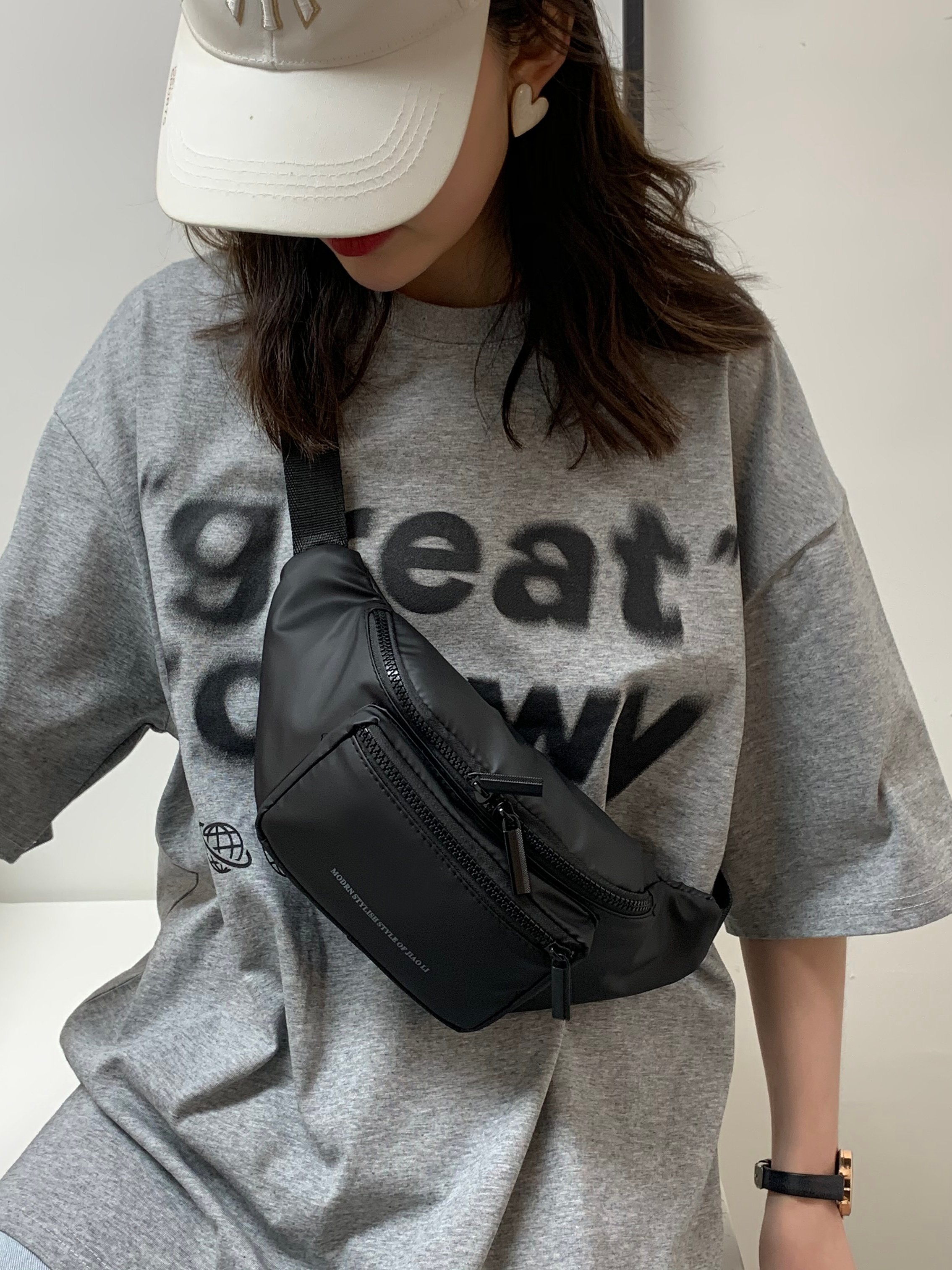 Black Crossbody Bag for Women