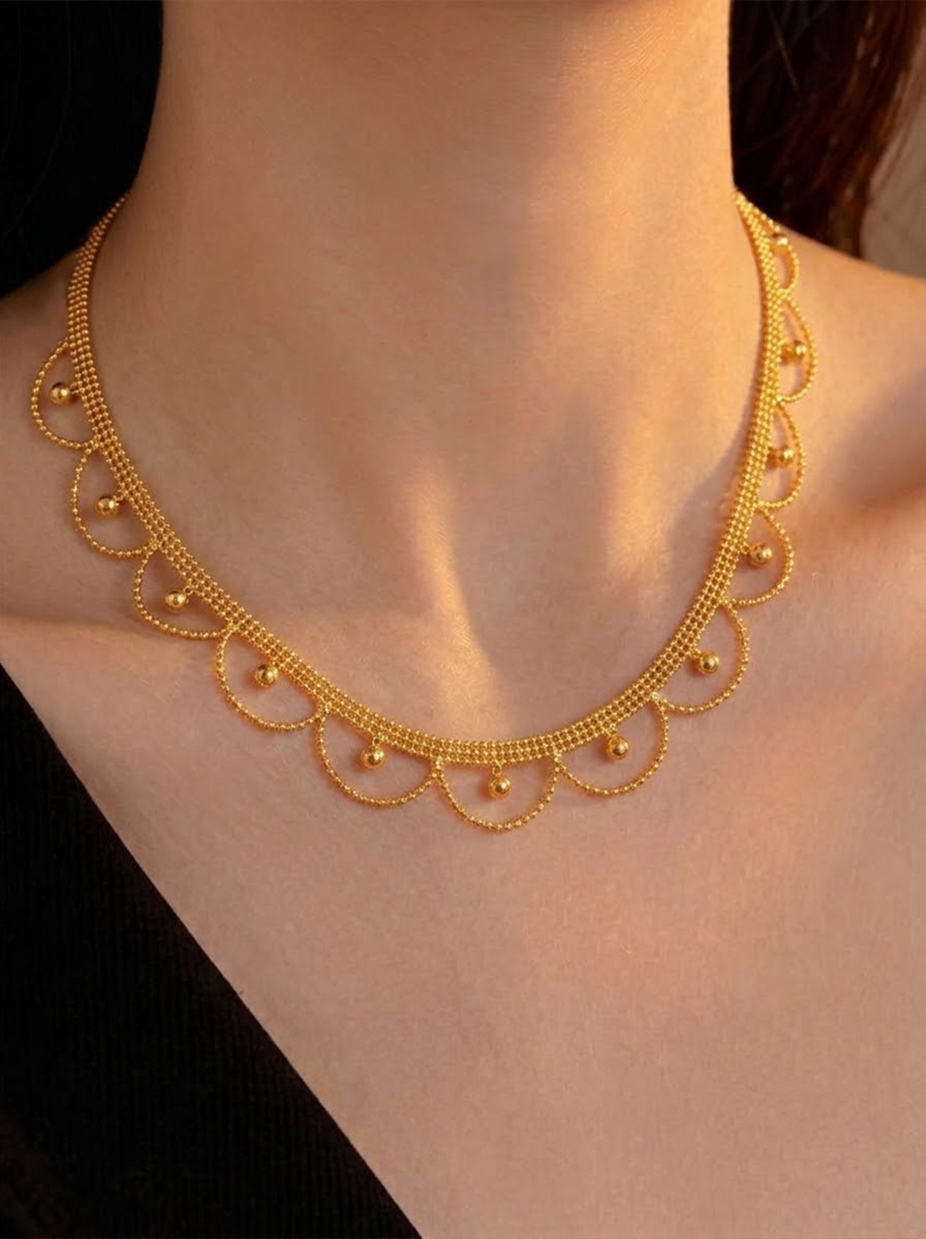 Gold Choker Necklace