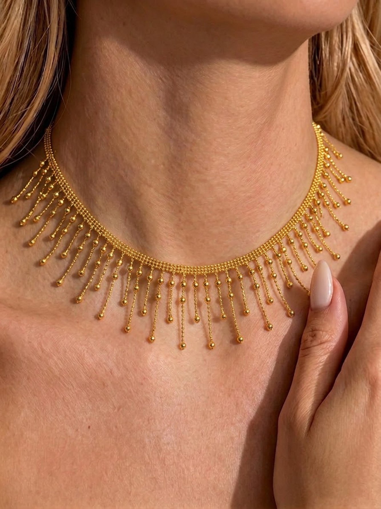 Gold Choker Necklace