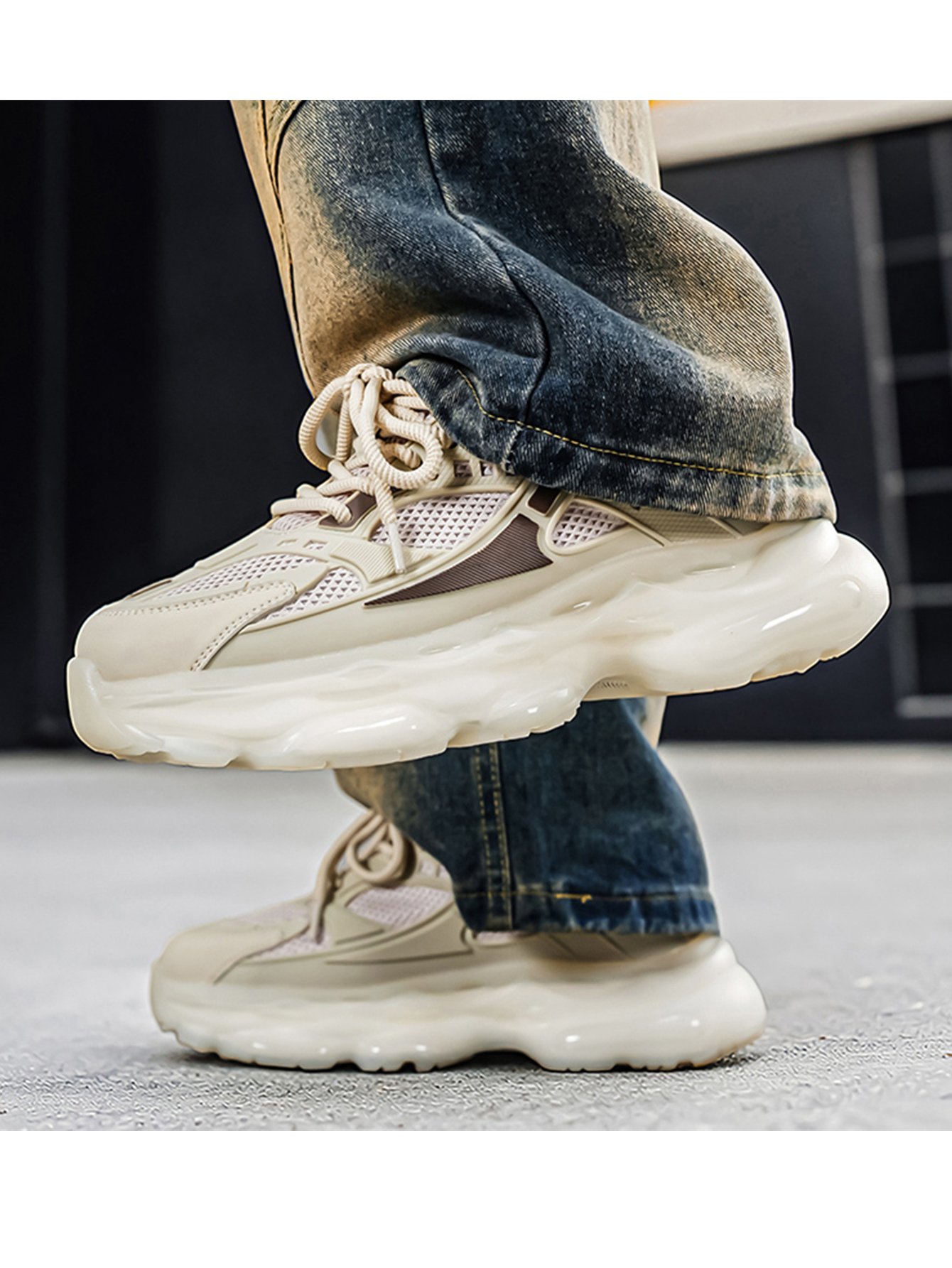 Mens Lace Up Dad Shoes