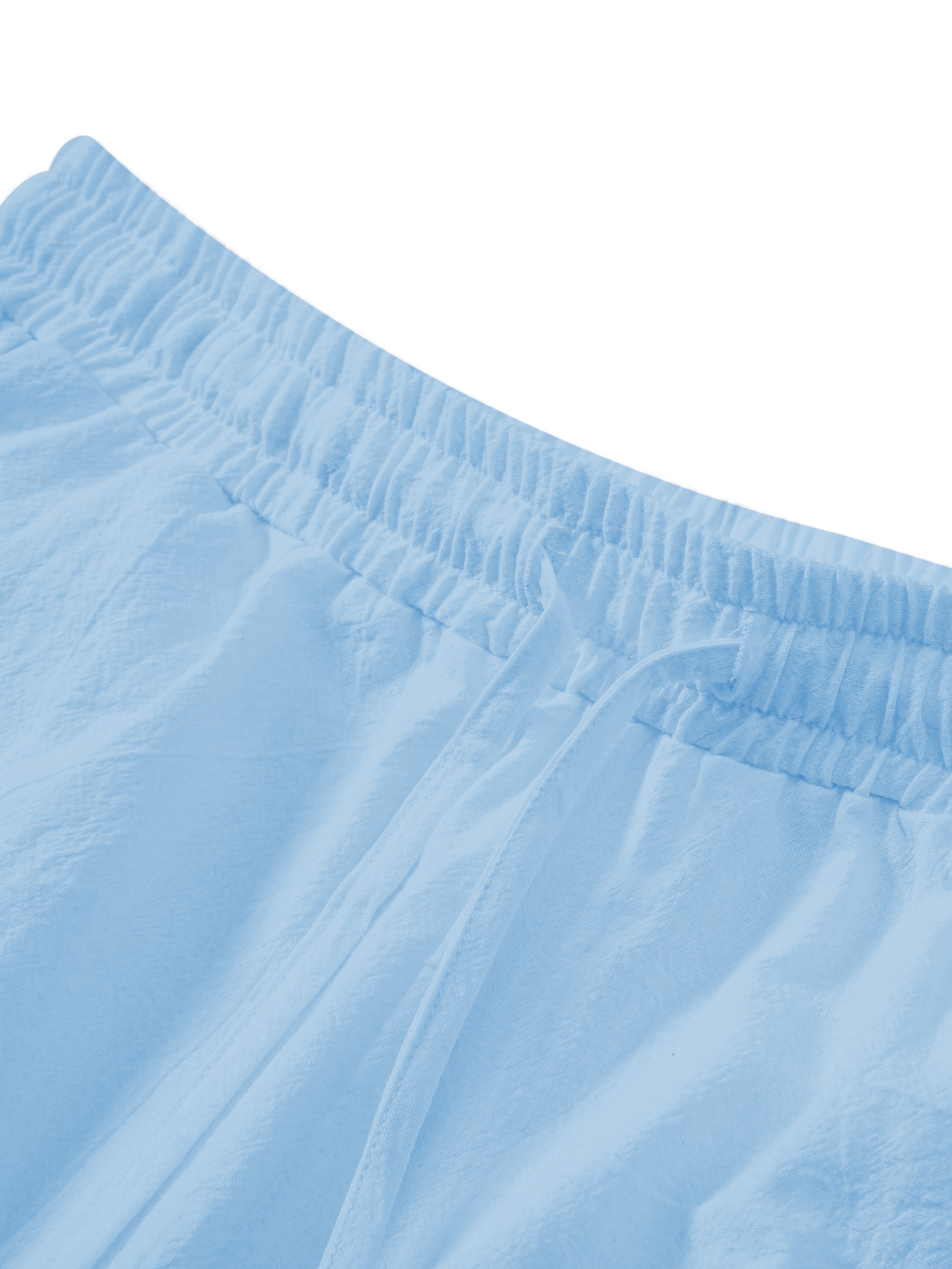 Mens Casual Solid Shorts with Pockets