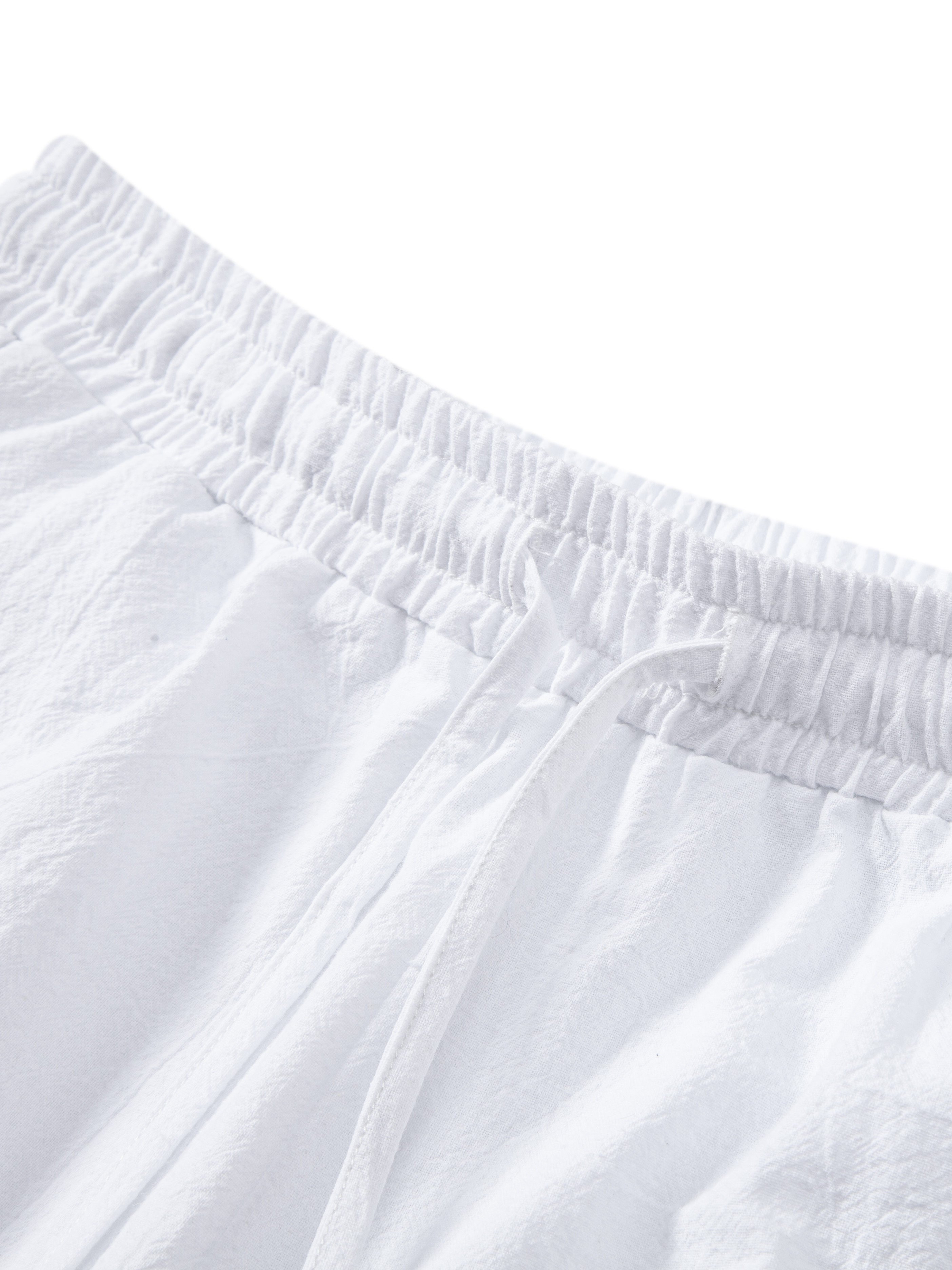 Mens Casual Solid Shorts with Pockets